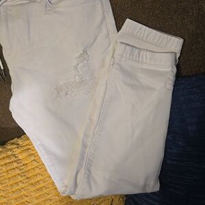 H&M Men's White Relaxed Jeans